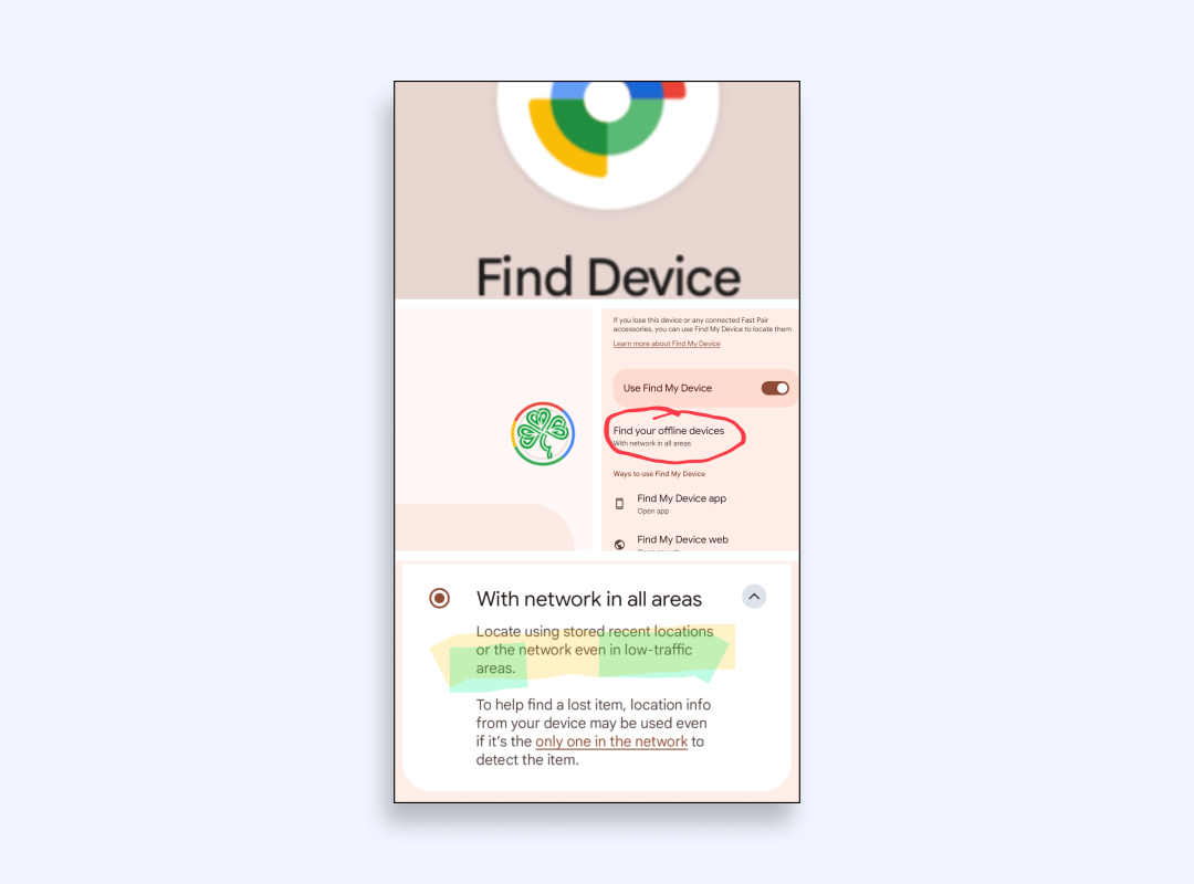 Find device Android