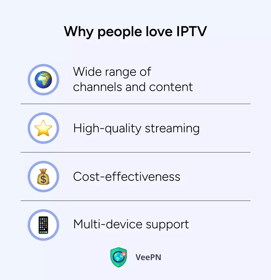 IPTV benefits that users like