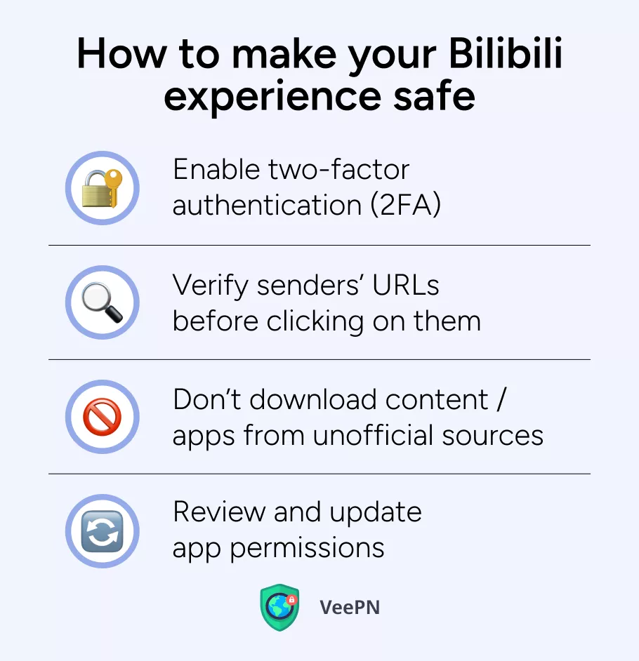 How to make your Bilibili using safer