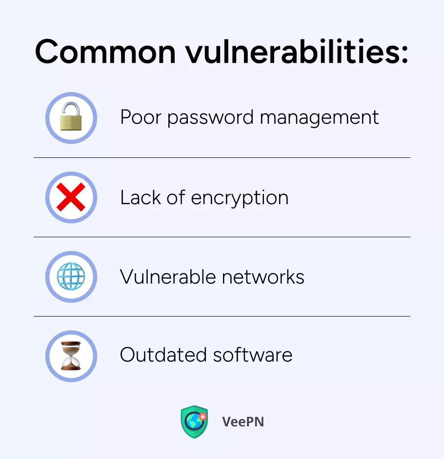 Common data vulnerabilities