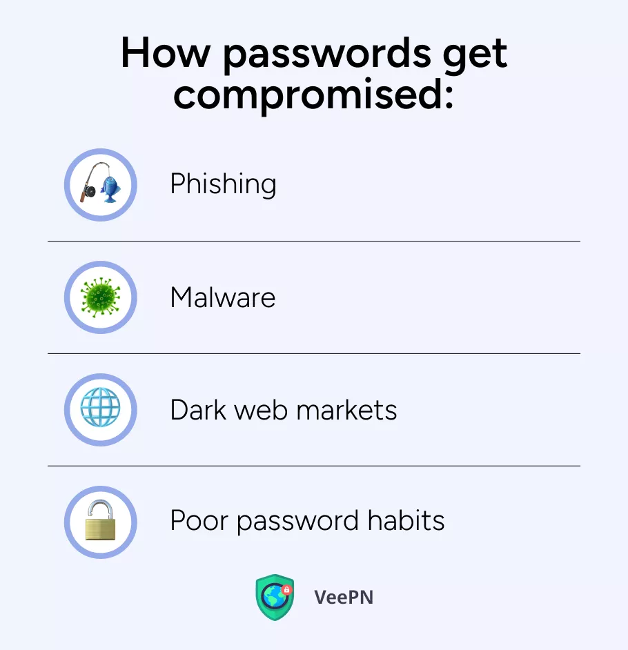 How passwords leak