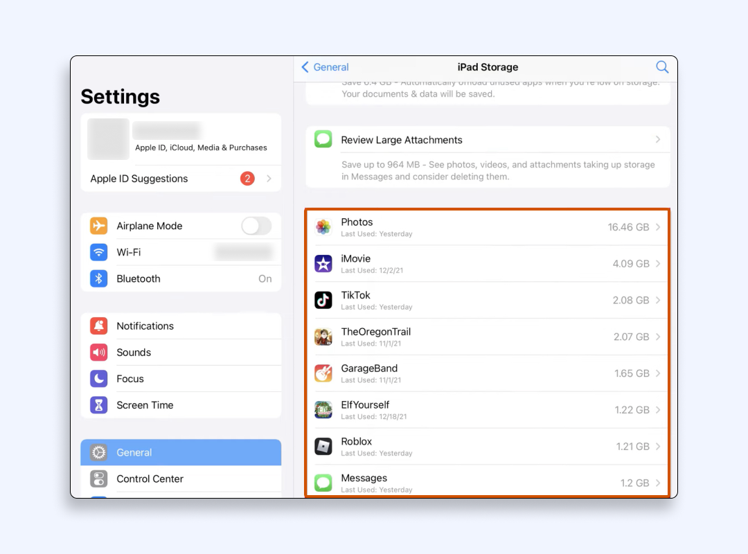 How to find apps you rarely use on iPad