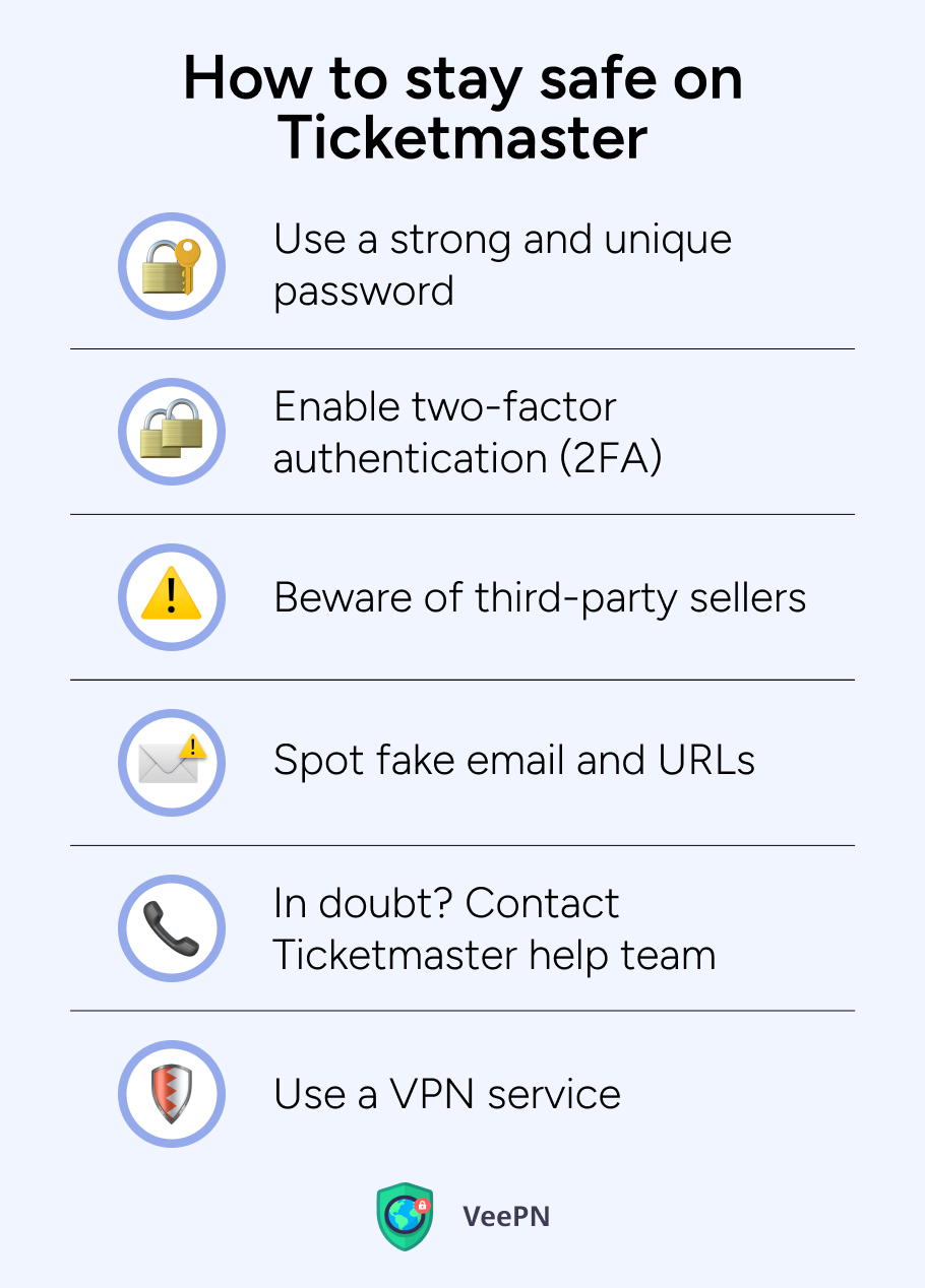 How to stay safe on Ticketmaster