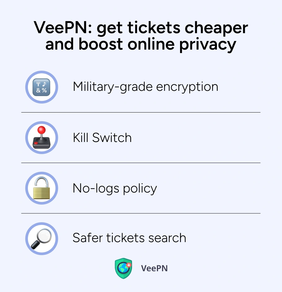 Try VeePN for cheaper airfare