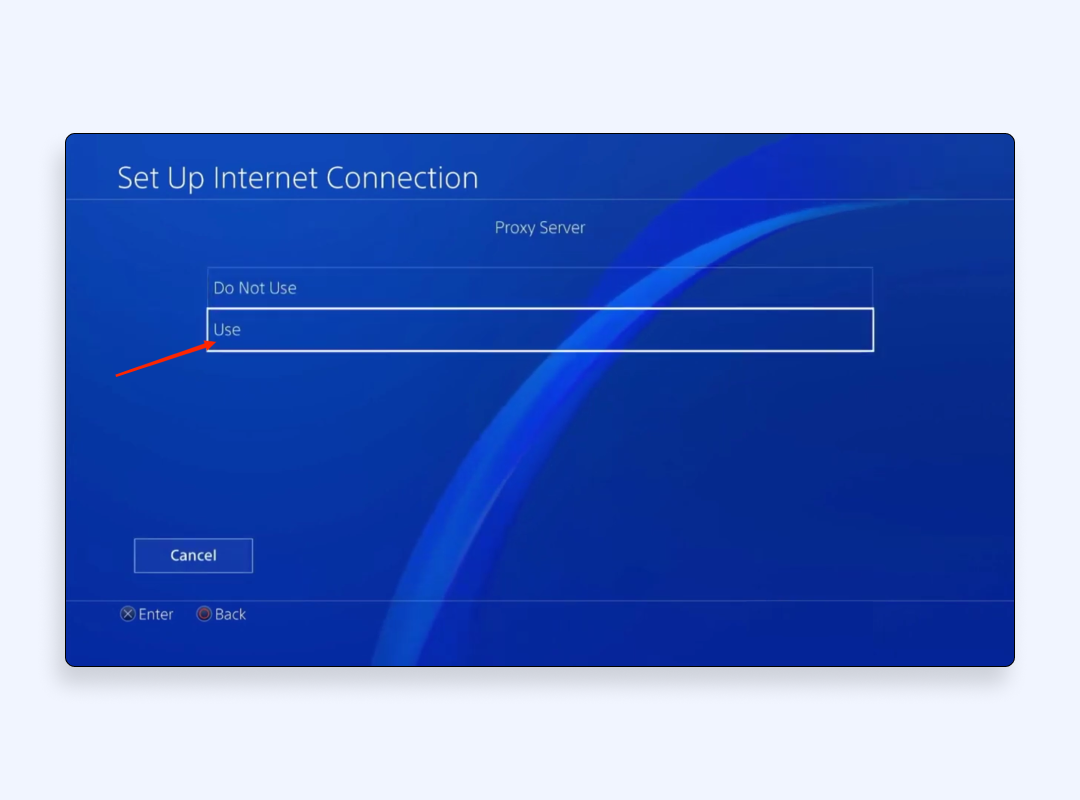 Set up Internet on PlayStation