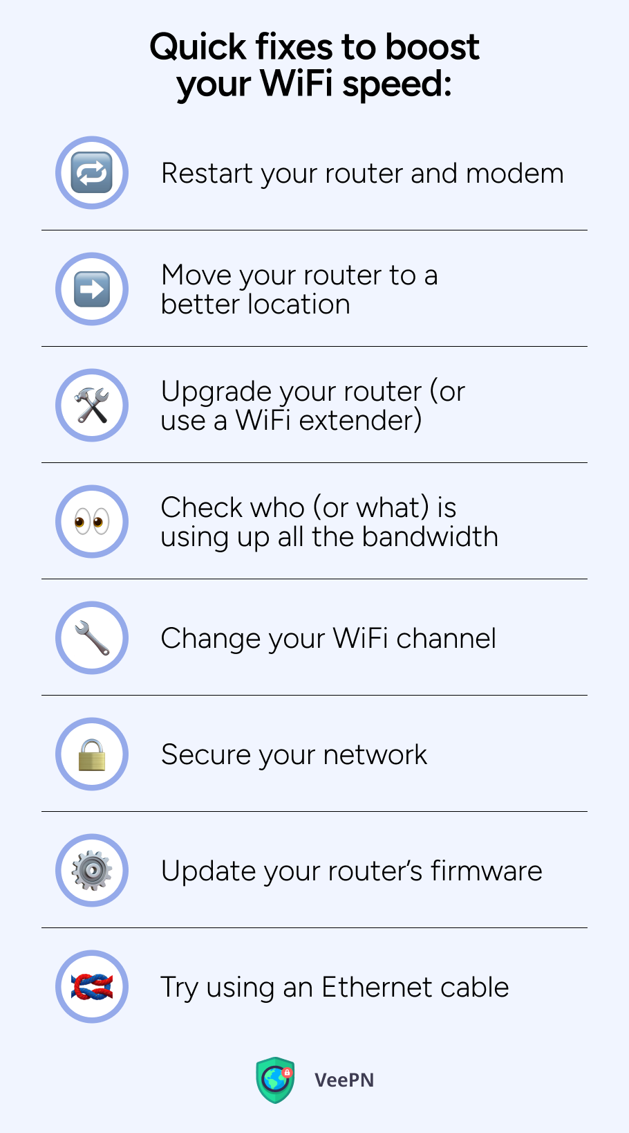 Quick fixes to boost your WiFi speed