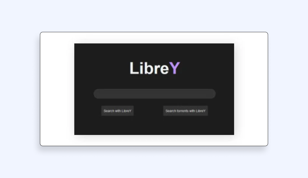 LibreY – dark web search engines