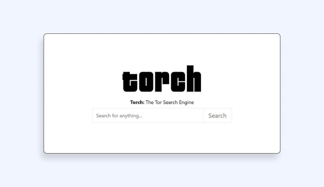 Torch – dark web search engines
