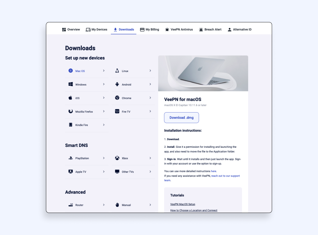 VeePN downloads