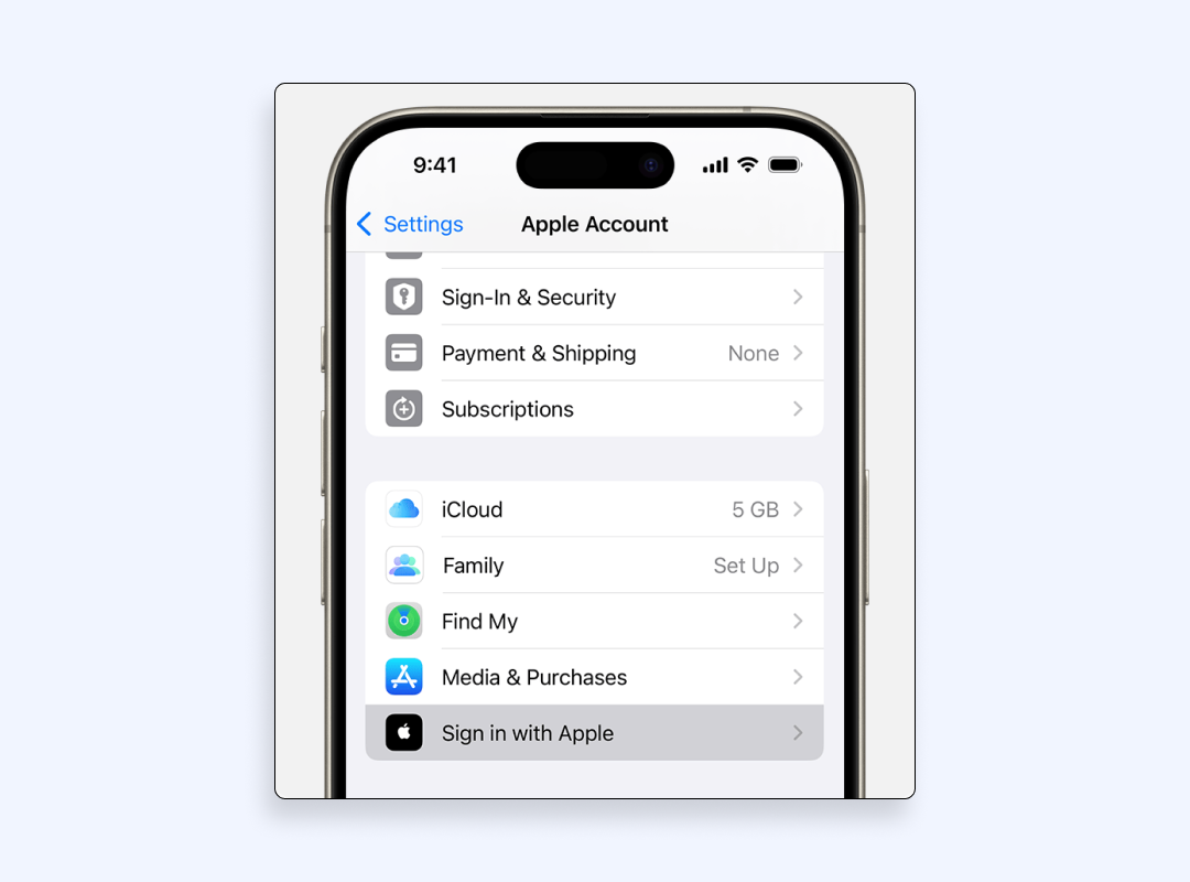 Apple Apple ID sign in 1