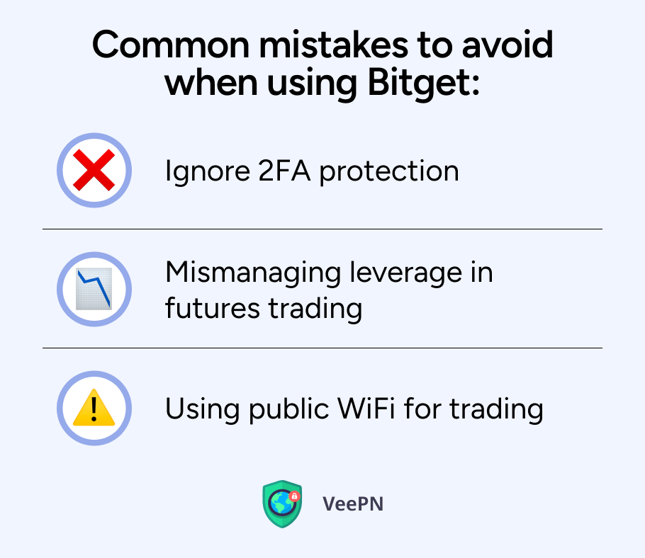 Common mistakes to avoid when using Bitget