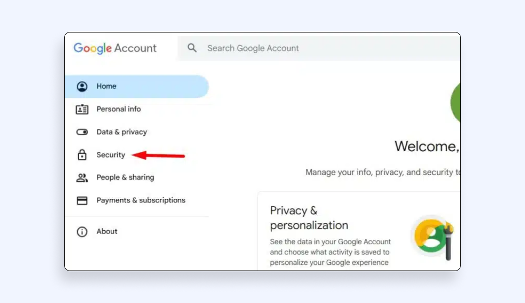 Choose Security → See details