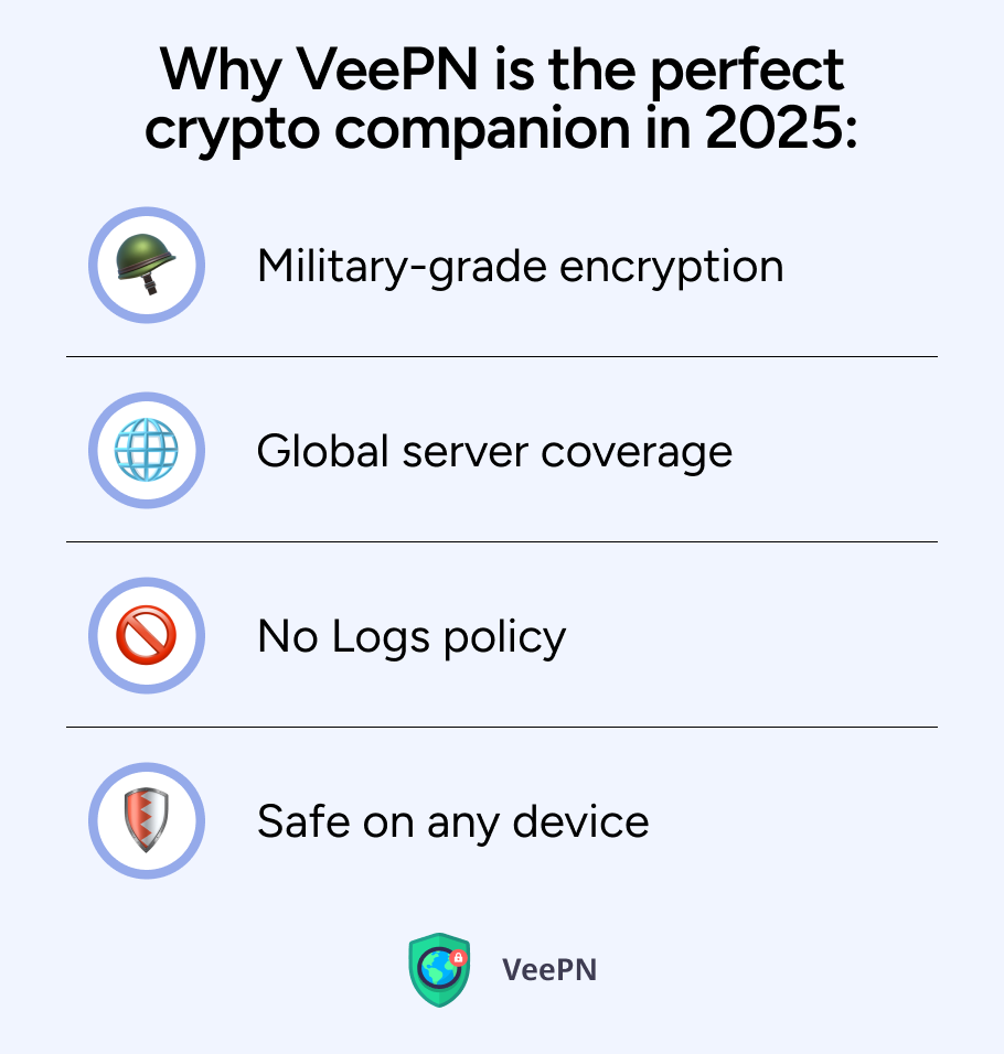 Why VeePN is a perfect crypto companion
