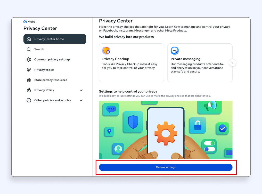 Facebook privacy settings 5