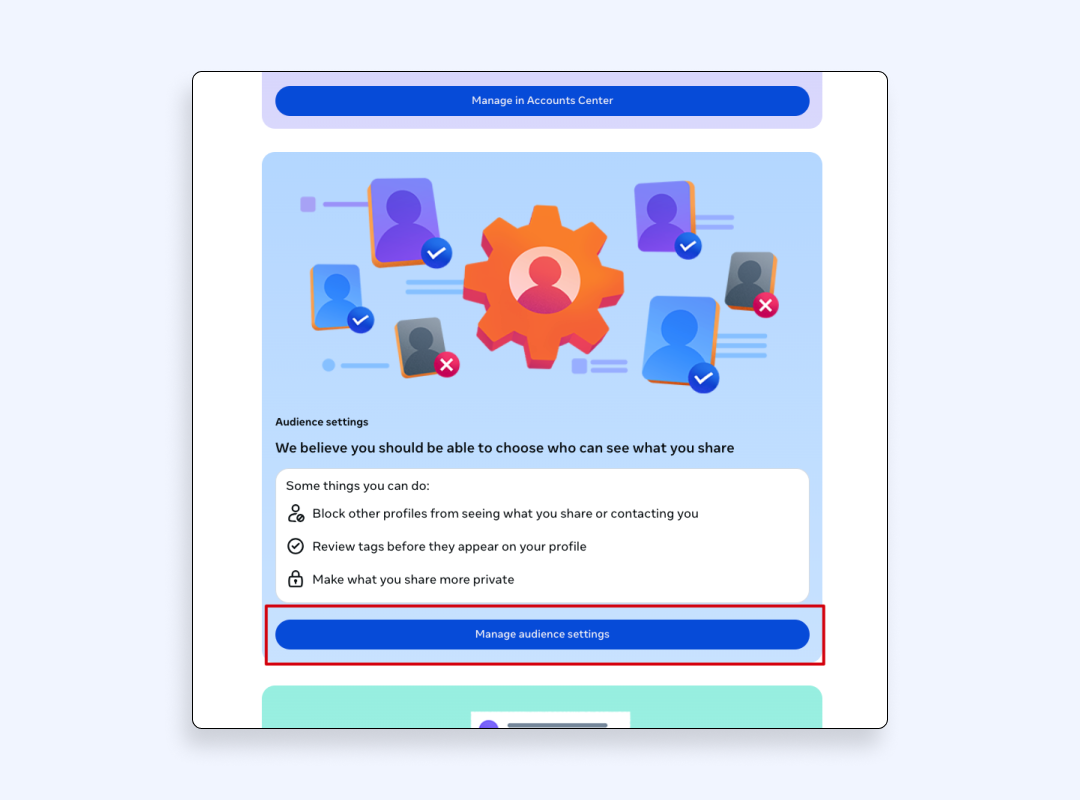 Facebook privacy settings 5